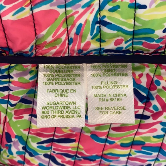 Lilly Pulitzer Quilted Vest - Picture 5 of 6